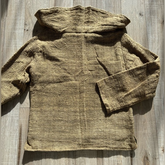 Vintage M ocher boho sweater - Picture 4 of 8